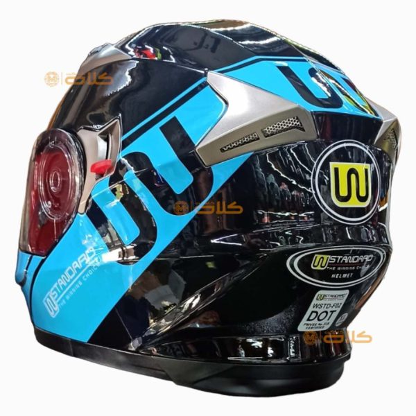 کلاه کاسکت دبلیو استاندارد | BLK-BLUE