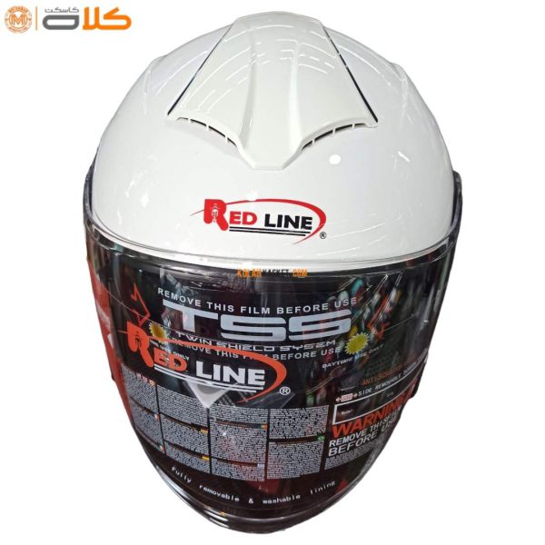 کلاه کاسکت بدون فک ردلاین | White – REDLINE 966