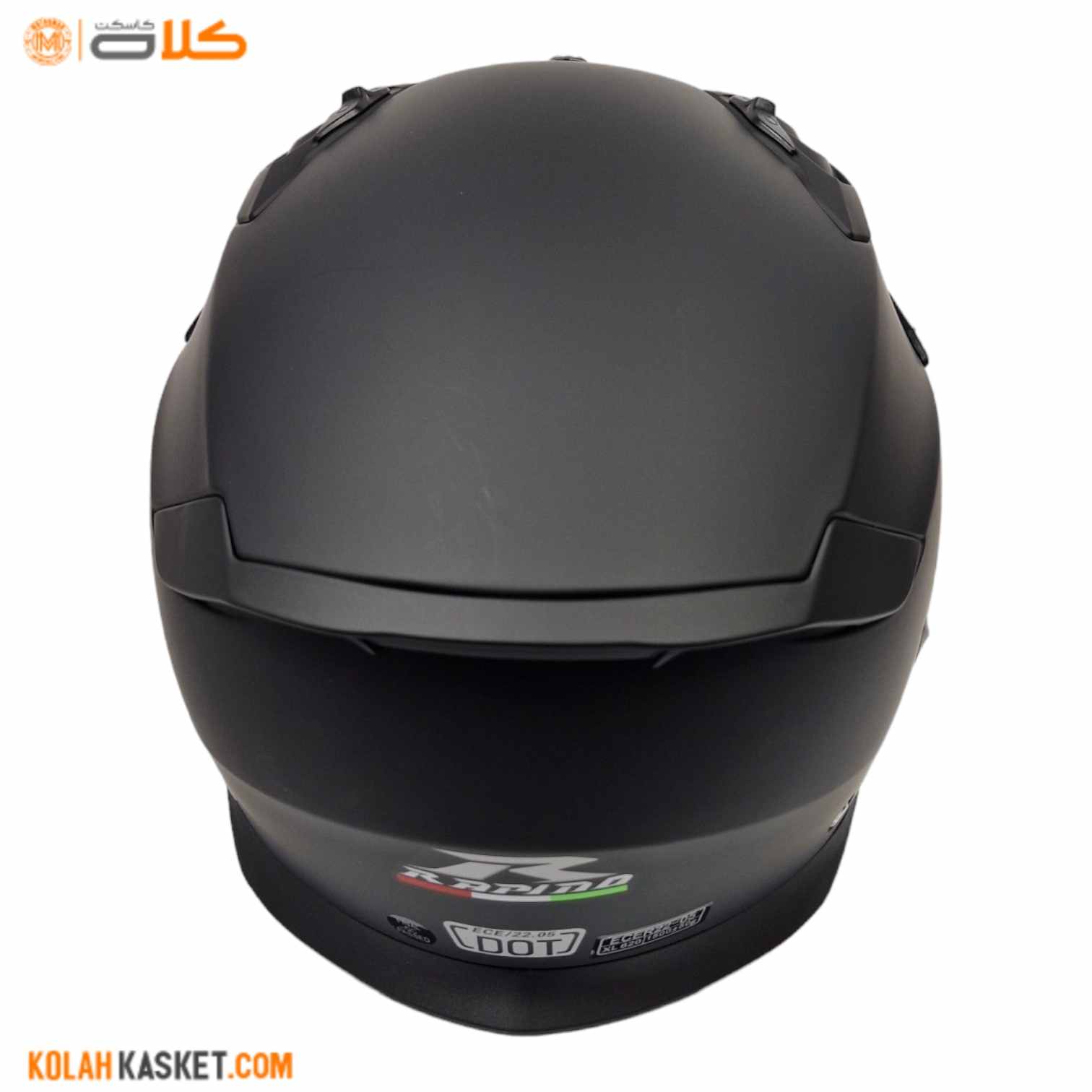 کلاه کاسکت فک جدا شونده راپیدو مشکی مات 9092904