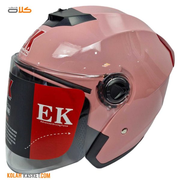 کلاه کاسکت بدون فک دخترانه Shiny Pink – Ek