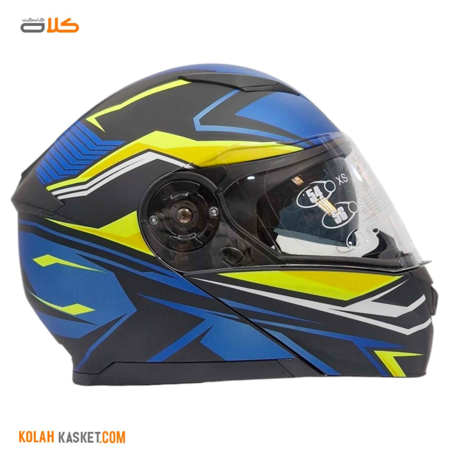 کلاه کاسکت فک متحرک راپیدو 950 مشکی آبی 8390