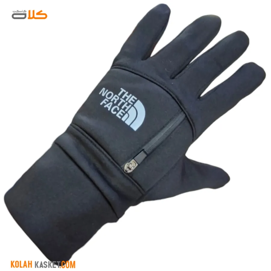 دستکش زمستانی ضد آب موتور سواری North Face مشکی 90294