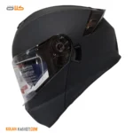 خرید کلاه کاسکت فک متحرک مشکی مات 76500