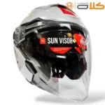 خریدکلاه کاسکت بدون فک MT ام تی سفید (5)