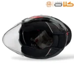 خرید و قیمت کلاه کاسکت بدون فک MT ام تی مشکی قرمز طوسی (8)