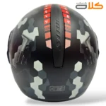 قیمت کلاه کاسکت فول متحرک بیون beon مشکی طوسی طرح دار (6)