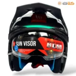 خرید و قیمت کلاه کاسکت فک جداشونده ام تی طوسی براق (8)