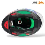 خرید و قیمت کلاه کاسکت فک ثابت MT (7)اورجینال آبی سفید