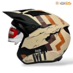 خریدکلاه کاسکت فک جداشونده استریت فایتر mt ام تی کرم (5)