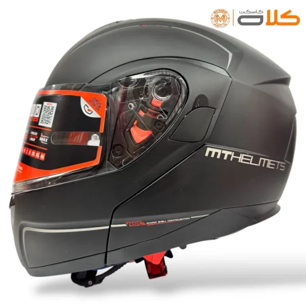 خریدکلاه کاسکت فک متحرک ام تی Mt مشکی (1)