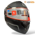 خرید و قیمت کلاه کاسکت فک متحرک ام تی MT مشکی (2)