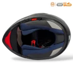قیمت کلاه کاسکت فک متحرک ام تی MT مشکی (7)