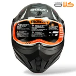 خرید کلاه کاسکت فول متحرک بیون BEON مشکی سفید (3)