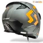خریدوقیمت کلاه کاسکت فک جداشونده mt ام تی (5) خاکستری نارنجی