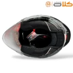 قیمت کلاه کاسکت ام تی MTبدون فک طوسی سفید مشکی (1)