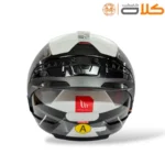 قیمت کلاه کاسکت ام تی MTبدون فک طوسی سفید مشکی (4)
