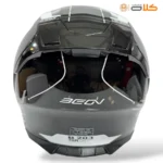قیمت کلاه کاسکت بدون فک بیون BEON مشکی براق (5)