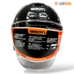 خریدکلاه کاسکت بدون فک بیون BEON مشکی قرمز (7)