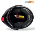 خرید کلاه کاسکت فول متحرک بیون beon مشکی قرمز (1)