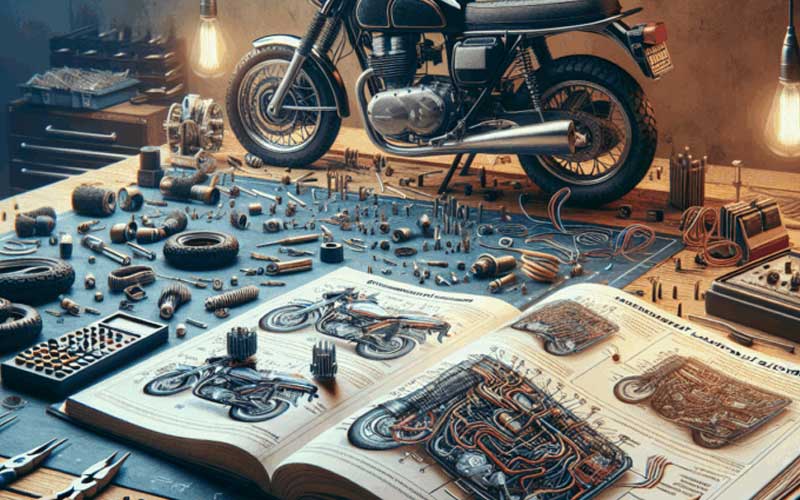 عیب یابی برق موتور سیکلت