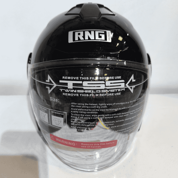 خرید کلاه کاسکت بدون فک RNG عینک دار
