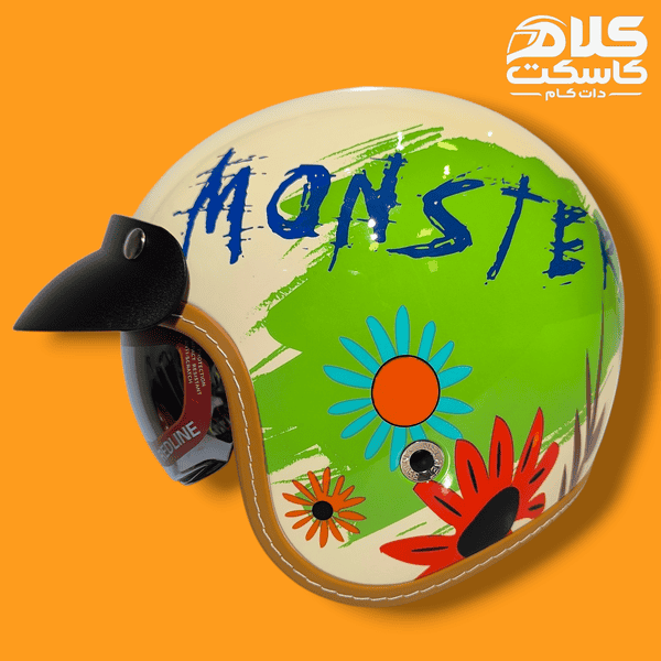 کلاه کاسکت وسپایی ردلاین مدل monster
