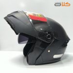 کلاه کاسکت فک متحرک RNG مشکی مات بسیار سبک و مقاوم