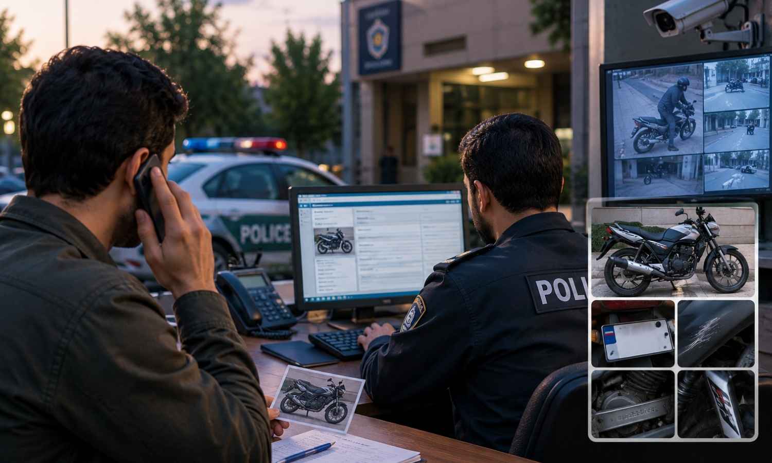 هرچه سریع‌تر سرقت را به پلیس گزارش دهید